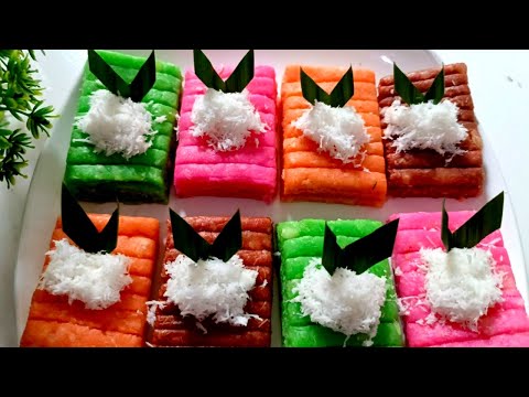 MEMBUAT KUE GETUK TANPA CETAKAN HASILNYA 100% ENAK - RESEP GETUK LINDRI.