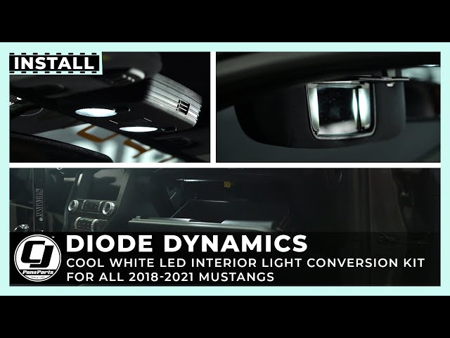 Diode Dynamics LED Interior Lighting Kit Cool White Mustang 2018-2023