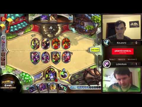 Kolento vs Lemurian | Group A | ESL Hearthstone Legendary Series Season 2