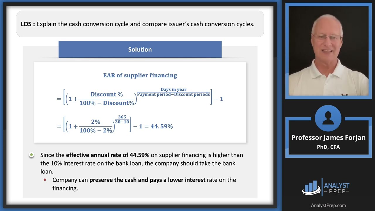 Working Capital and Liquidity (2024/2025 CFA® Level I Exam – Corporate Issuers – Learning Module 4)