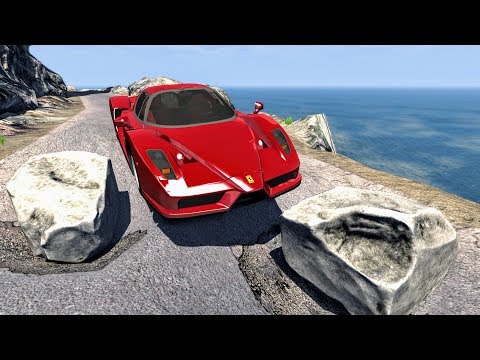 Road Trap Crashes #4 - BeamNG Drive