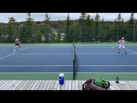 Aiden Drover-Mattinen College Tennis Prospect Fall 2021 - Practice Footage