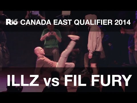 Dance Battle // Illz vs Fil Fury - R16 1v1 Canada East Qualifier 2014 - Breaking Semi-Finals