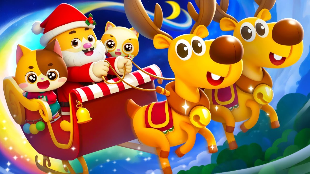 メリークリスマス🎄 | 子供の歌メドレー | 子どもの歌 | 童謡 | ネコネコファミリー | MeowMi Family Show