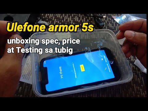 Ulefone armor 5s unboxing and water submerged test
