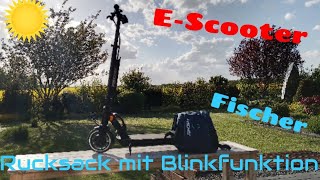 E-Scooter / E-Bike Fischer ☺️ Rucksack mit Blinkfunktion