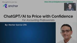 Pricing your Services with ChatGPT & Anchor