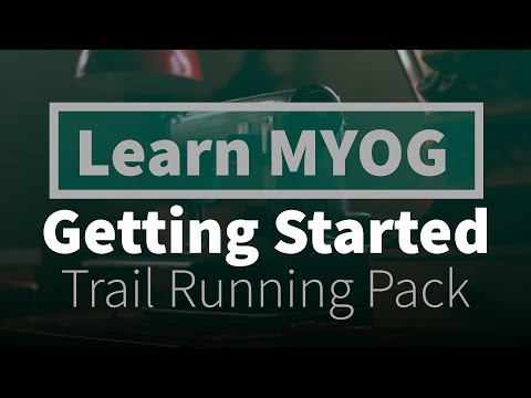 Getting Started with Trail Running Backpack Pattern