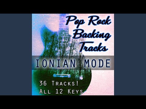 Db Ionian Mode Guitar Backing Track - Hard Rock C#