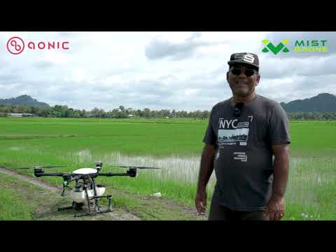 Peluang Melakukan Servis Semburan Sawah Padi dengan Dron