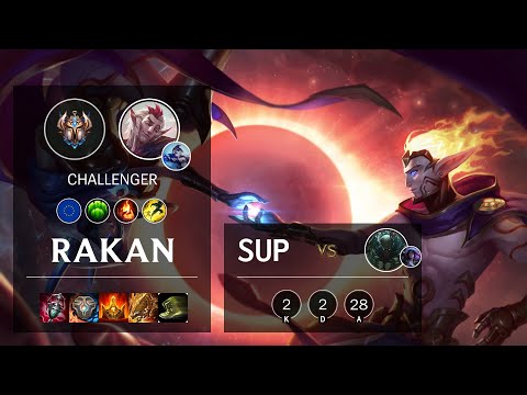 Rakan Support vs Pyke - EUW Challenger Patch 10.18