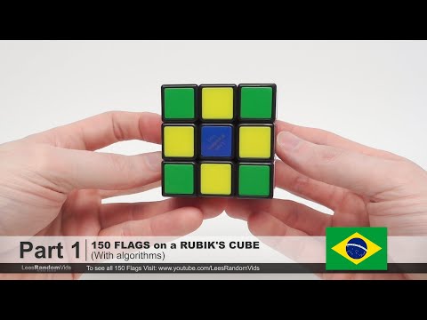 How to make 150 Flags on a Rubik's Cube - Part 1 Video