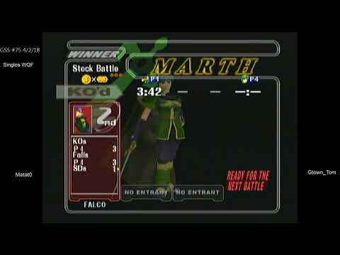 GSS 75 SSBM - Matat0 (Falco) vs. Gtown_Tom (Marth) - Melee WQF