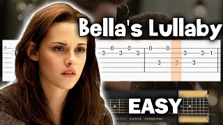 Twilight - Bella's Lullaby - EASY Guitar tutorial (TAB)