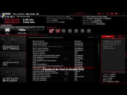 MSI BIOS Optimization Guide for Intel 14900KS: Boost Your Gaming Performance!