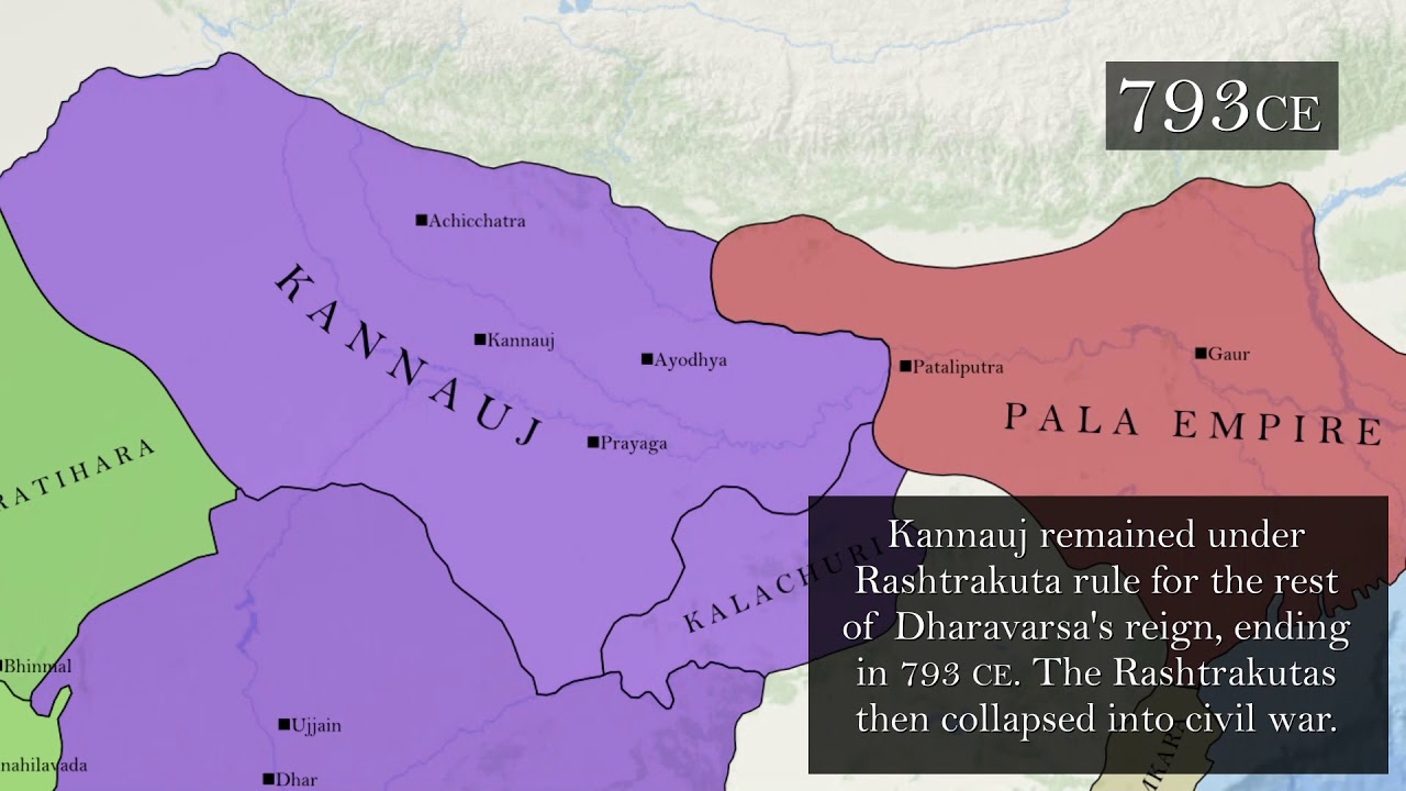 Video lecture explaining the history of Imperial Kannauj and the Maukhari dynasty