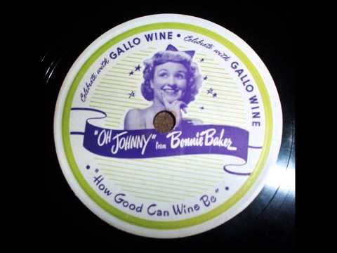 Bonnie Baker sings for Gallo Wine
