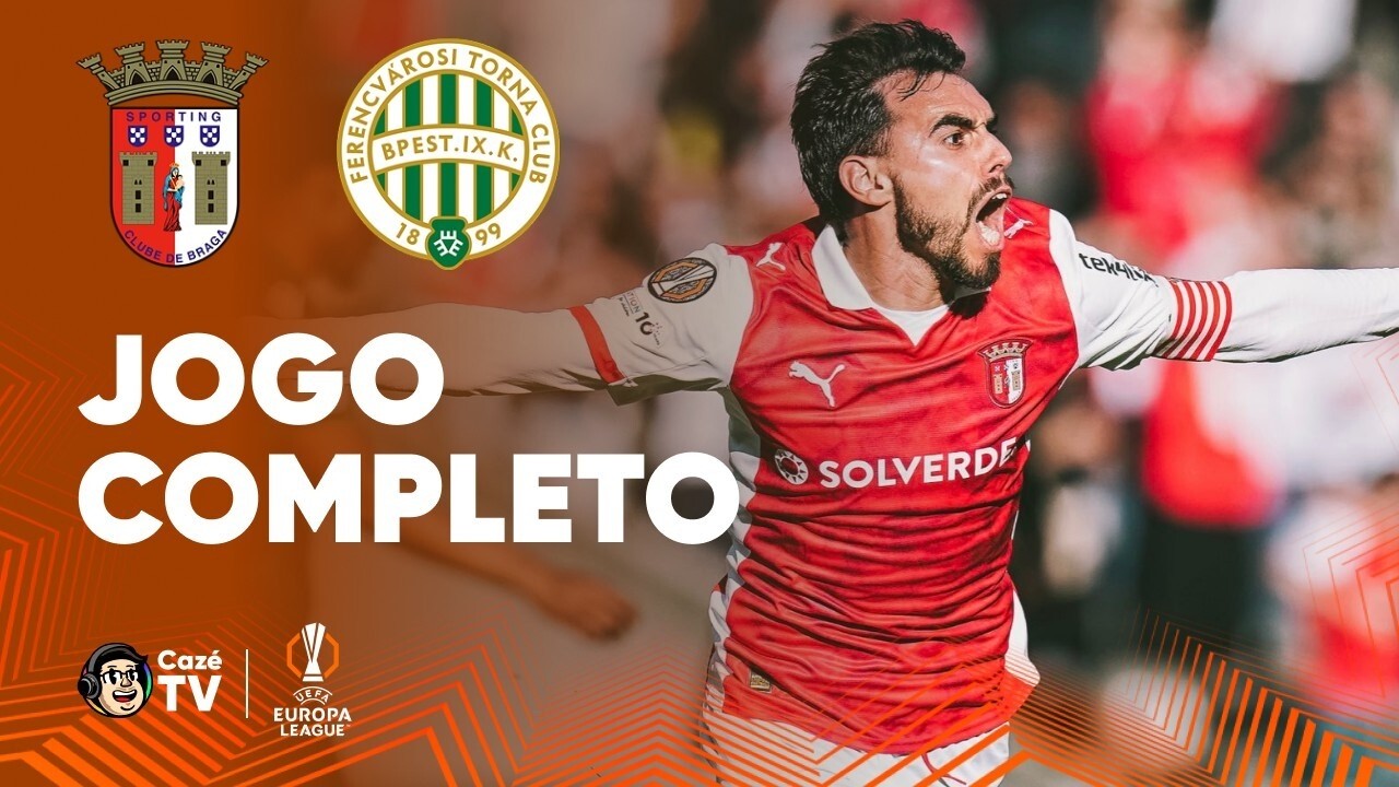 JOGO COMPLETO:  BRAGA X FERENCVÁROSI | EUROPA LEAGUE 25/26 | OITAVAS DE FINAL | JOGO DE VOLTA