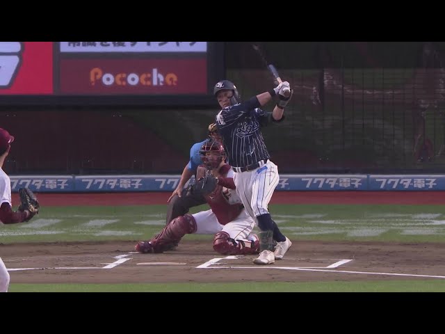【1回表】先制パンチ!! ライオンズ・外崎修汰 ライト方向へのタイムリーヒットを放つ!!  2024年8月17日 東北楽天ゴールデンイーグルス 対 埼玉西武ライオンズ