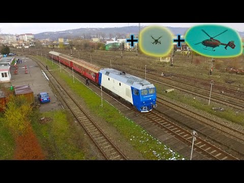 [Drone Video] Elicopter, Drona, Tren: GM1138 revine cu un Mega-Concert de Goarne in Oradea Est
