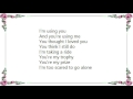 Juliana Hatfield - Using You Lyrics