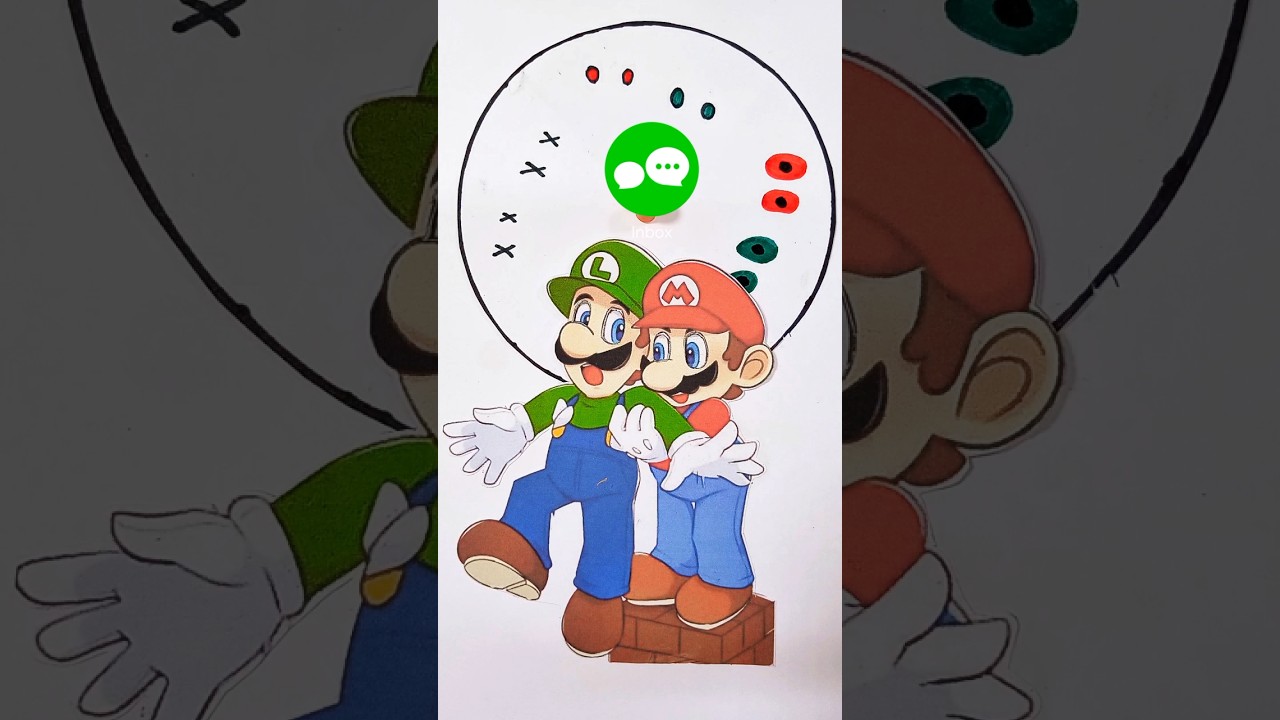 The Super Mario Galaxy Mario & Luigi Eyes Puzzle Rotating Challenge Game 😍 #supermario #game