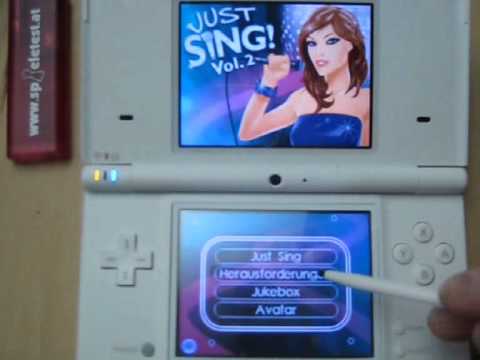 just sing nintendo ds song list