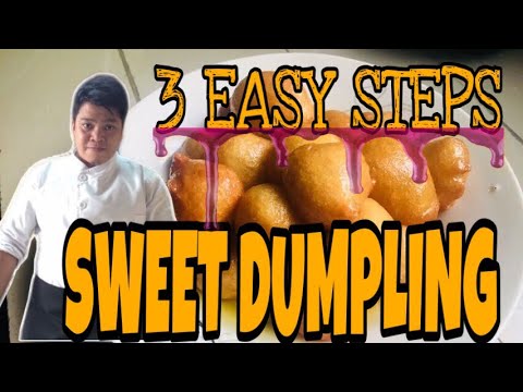 3 STEPS EASY SWEET DUMPLING | HOW TO MAKE SWEET DUMPLING ARABIC STYLE(LUQAIMOT)| RAMADAN SWEET