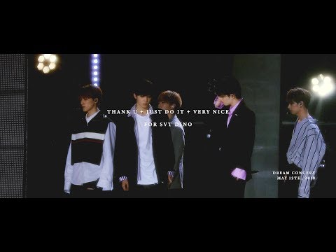 180512 드림콘서트 SEVENTEEN - 고맙다+거침없이+아주NICE (focus. DINO)