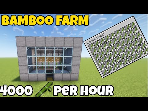 The *BEST* Automated Bamboo Farm In Minecraft 1.21+ [JAVA & BEDROCK]
