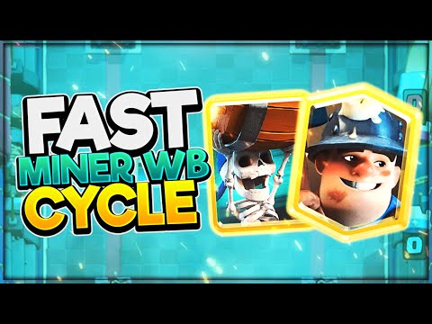 TOP 5 IN LADDER WITH  2.6 MINER WB CYCLE  DECK CLASH ROYALE