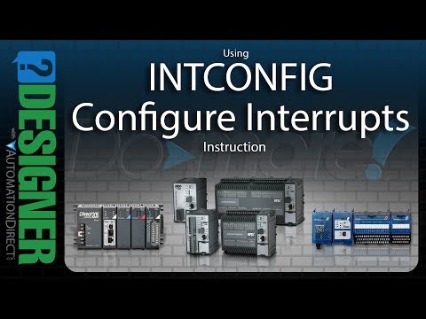 BRX Do-more Designer Using the INTCONFIG Instruction from AutomationDirect