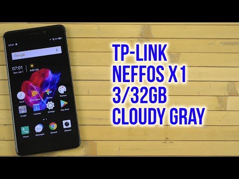 Распаковка TP-LINK Neffos X1 3/32GB Cloudy Gray