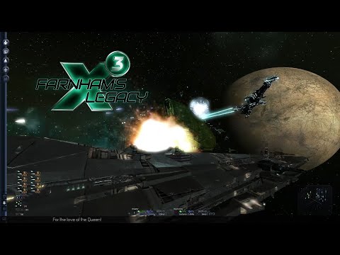 X3 Farnham's Legacy - The Boron Navy engages my Terran Fleet