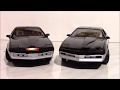ERTL Vs Hotwheels KARR LED Scanner Comparison