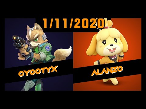 ECG Weekly 1/11/2020 - Winners Round 2 - Cycotyx(Fox) Vs. Alanzo(Isabelle) - SSBU