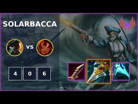 [ solarbacca ] Gangplank MID vs Taliyah | NA MASTER | LOL Season 2022