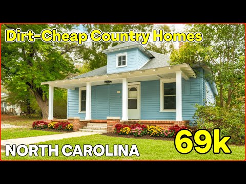 Dirt Cheap Homes For Sale in North Carolina – Hidden Real Estate Goldmines!