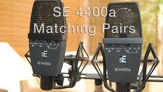 Video thumbnail for SE 4400a Matching Pair - Microphones. by tymemedia