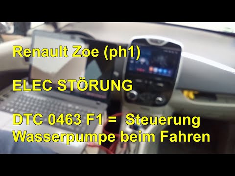 𝗥𝗲𝗻𝗮𝘂𝗹𝘁 𝗭𝗼𝗲: ELEC Fehler DTC0463F1 Wasserpumpe und DTC080C96 (HU verweigert!)