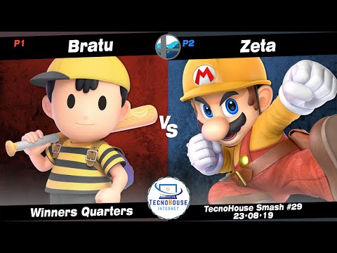 TecnoHouse #29: SU:/ Bratu (Ness) vs OZN | Zeta (Mario) - Winners Quarters