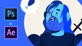 Character Animation in After Effects Workflow | Animating Great Artists | William Nghiem