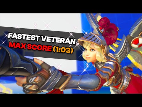 NEW FASTEST Mercy VETERAN MAX SCORE Hero Mastery Run | Overwatch 2 Guide