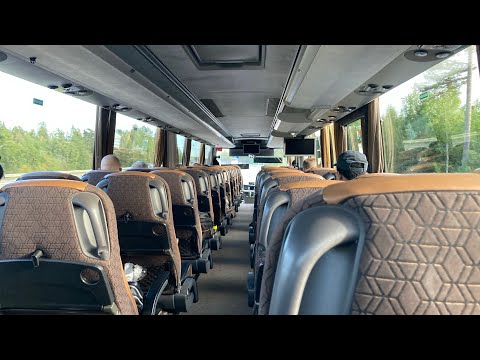 Bus ride linje 45 från Gävlebron (E4an) till Hemlingby (E4an)