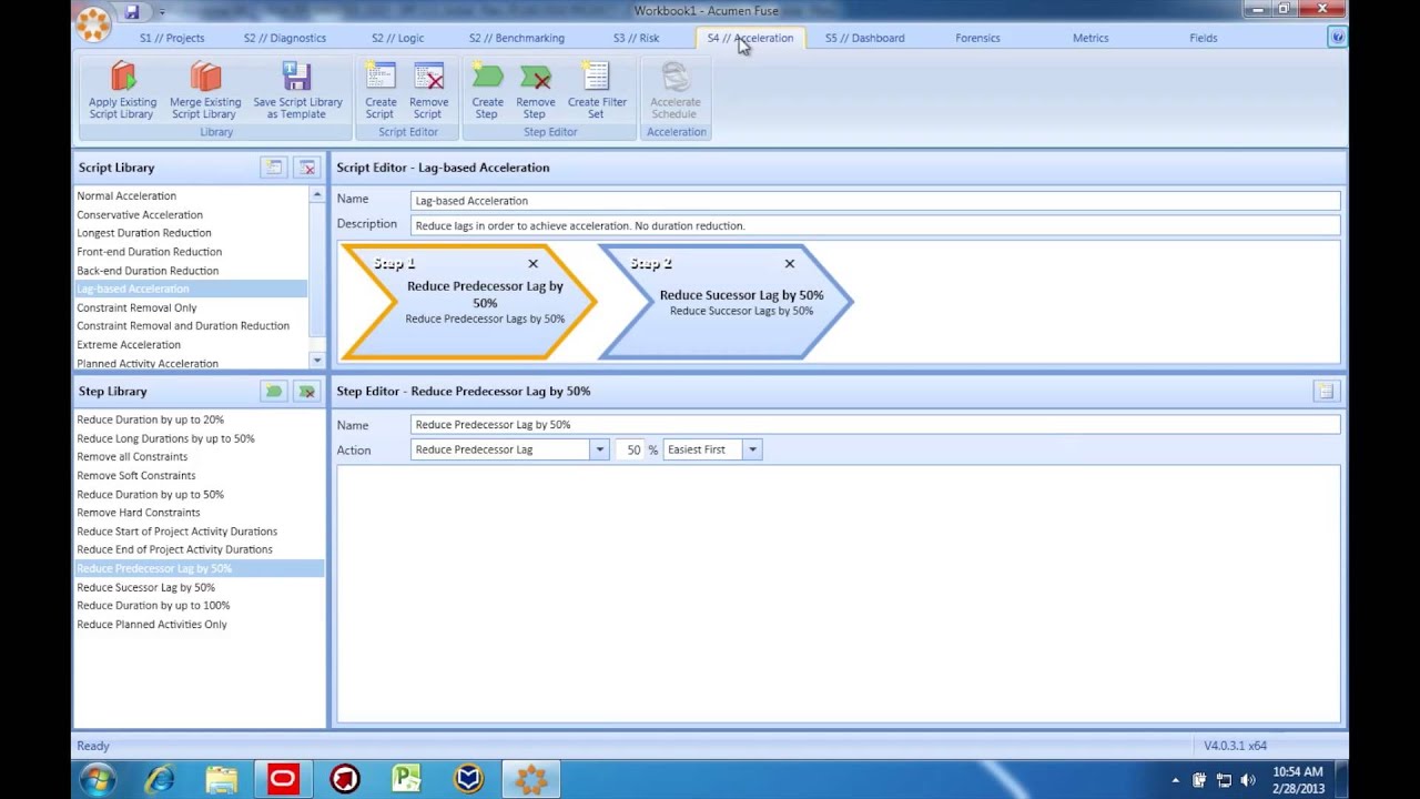 Targeted Schedule Acceleration