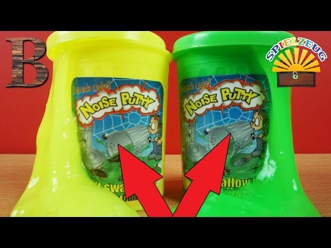 FURZ GERÄUSCH Knete - Noise Putty BUNTE Farben SCHLEIM GLIBBER Slime deutsch auspacken
