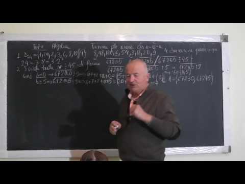 Lectia 1242 - TEST Algebra: Numere prime intre ele Criterii de divizibilitate Factor comun - Clasa 6