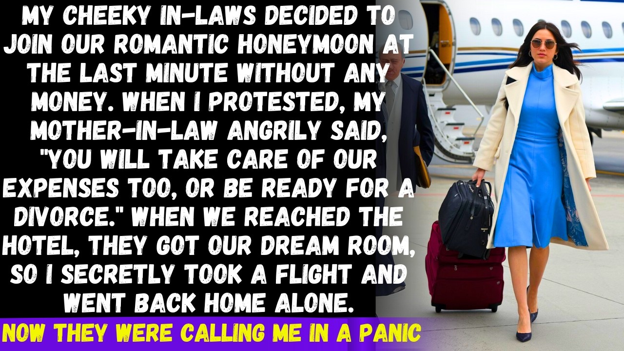 My in-laws spoiled our romantic honeymoon by joining us without permission, so I planned my revenge