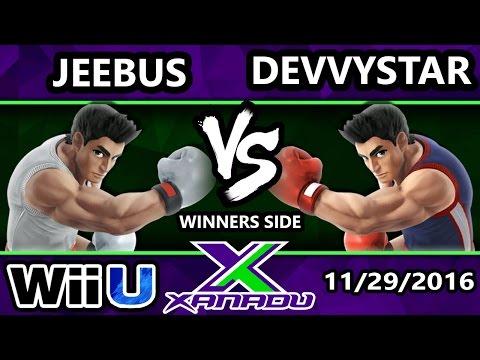S@X 178 - Jeebus (Little Mac) Vs. Devvystar (Little Mac) - SSB4 Tournament - Smash 4