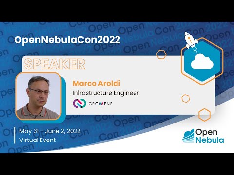 OpenNebulaCon2022 - GROWENS - Using OpenNebula for DevOps